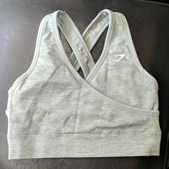 Gymshark Other - Gymshark Sage Camo Sports Bra
